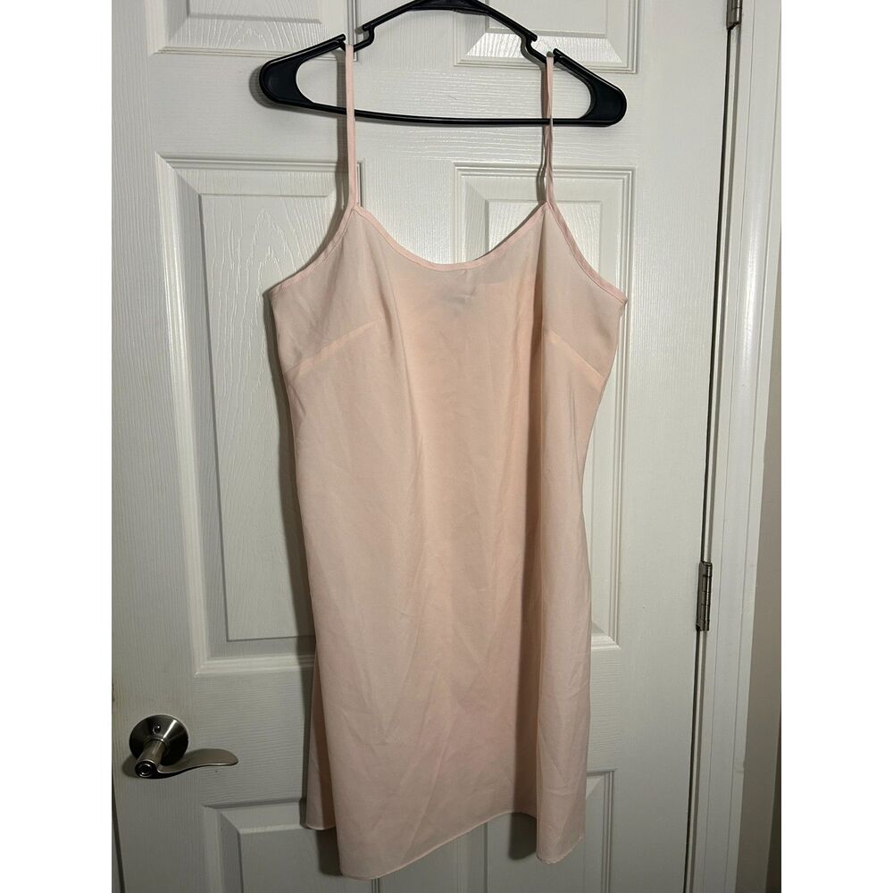 Nanette Lepore Soft Pink Cami Slip Dress Spaghetti Strap Mini Size 12